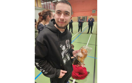 Théo a également récupéré les prix de Patrick et de Amaury, qui n'étaient pas présents dimanche